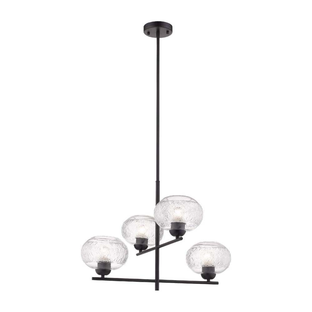 COLGANTE DE CRISTAL TECNOLITE DIADEM II 1.5M DE ALTURA 240W CUATRO BASES E27 NO INCLUYE FOCOS ***TECNOLITE HAE***