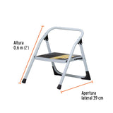 ESCALERA TUBULAR PLEGABLE 1 PELDAÑO PRETUL ***HAE2025***