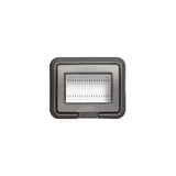 PLACA RESISTENTE A LA INTEMPERIE 3 MODULOS NEGRO (NO REQUIERE CHASIS)