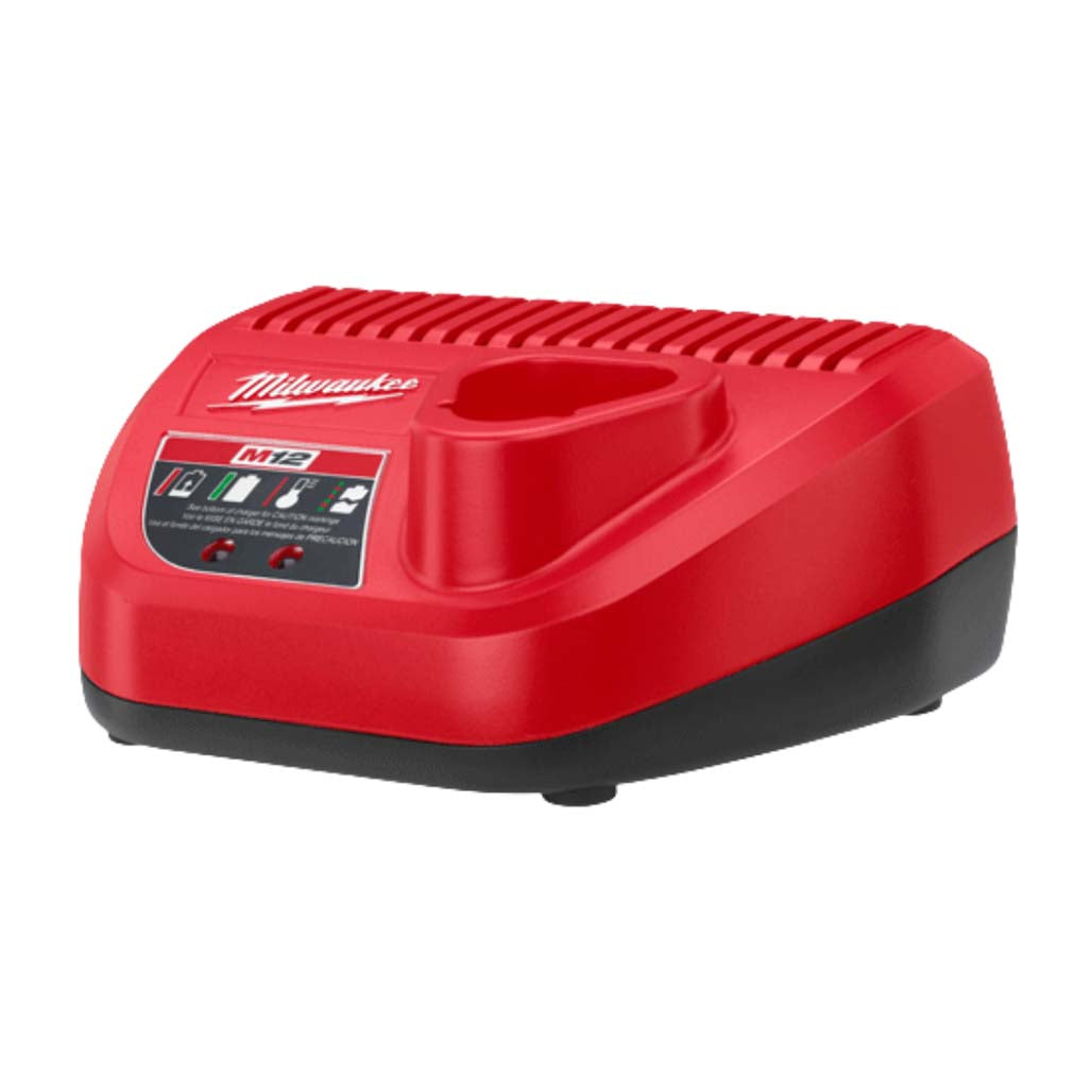 KIT HERRAMIENTAS INALAMBRICAS M12: TALADRO PERCUTOR / DESTORNILLADOR 3/8" DESTORNILLADOR DE IMPACTO HEXAGONAL 1/4" M12 2 BATERIAS 12V. 1.5AMP M12 CARGADOR DE BATERIA M12 MILWAUKEE