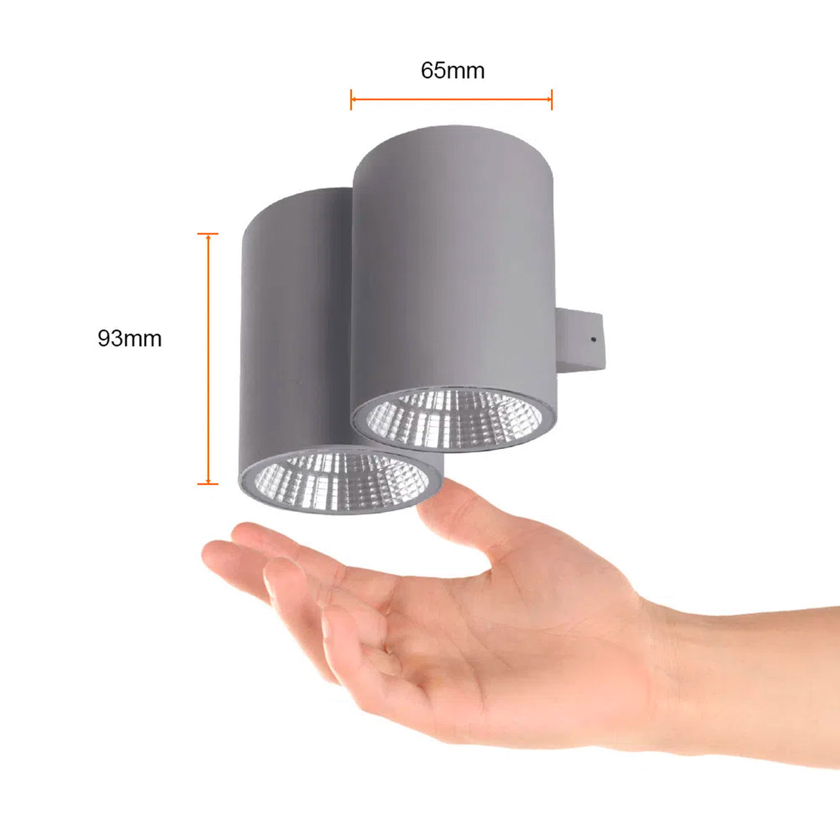 LÁMPARA DE EXTERIOR LED KAUS II TECNOLITE PARED ARBOTANTE 24W LUZ SUAVE CÁLIDA IP44 CUATRO FUENTES DE LUZ LED INTEGRADO ***HAE2024***