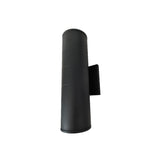 LUMINARIO EXT MURO LED 24W 30K NEGRO