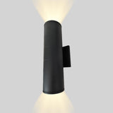 LUMINARIO EXT MURO LED 24W 30K NEGRO