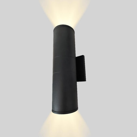 LUMINARIO EXT MURO LED 24W 30K NEGRO