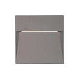 LUZ DE CORTESIA LED SOBREP. MURO 24W/127V. 3000K ALUM. GRIS KAVE III ***HAE***