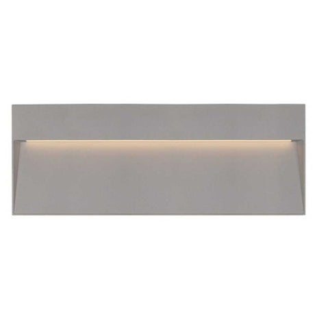 LUZ DE CORTESIA LED SOBREP. MURO 24W/127V. 3000K ALUM. GRIS KAVE IV