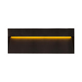 LUZ DE CORTESIA LED SOBREP. MURO 24W/127V. 3000K ALUM. NEGRO KAVE IV
