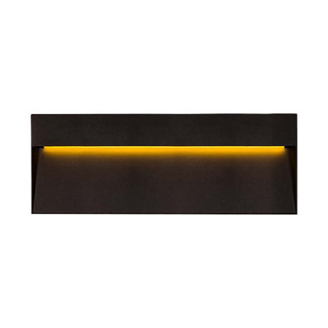 LUZ DE CORTESIA LED SOBREP. MURO 24W/127V. 3000K ALUM. NEGRO KAVE IV