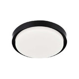 PLAFON LED SOBREP. TECHO 24W/127V. 3000K ALUM. NEGRO NENQUE II