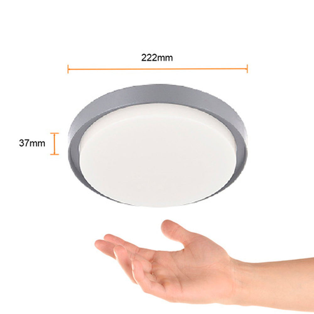 EXT PLAFONES LED 24W127V6500K GRIS NENQUE II