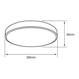 LAMPARA PLAFON LED TECHO 24W LUZ BLANCA AJUSTABLE GRAN FORMATO NO ATENUABLE NGO