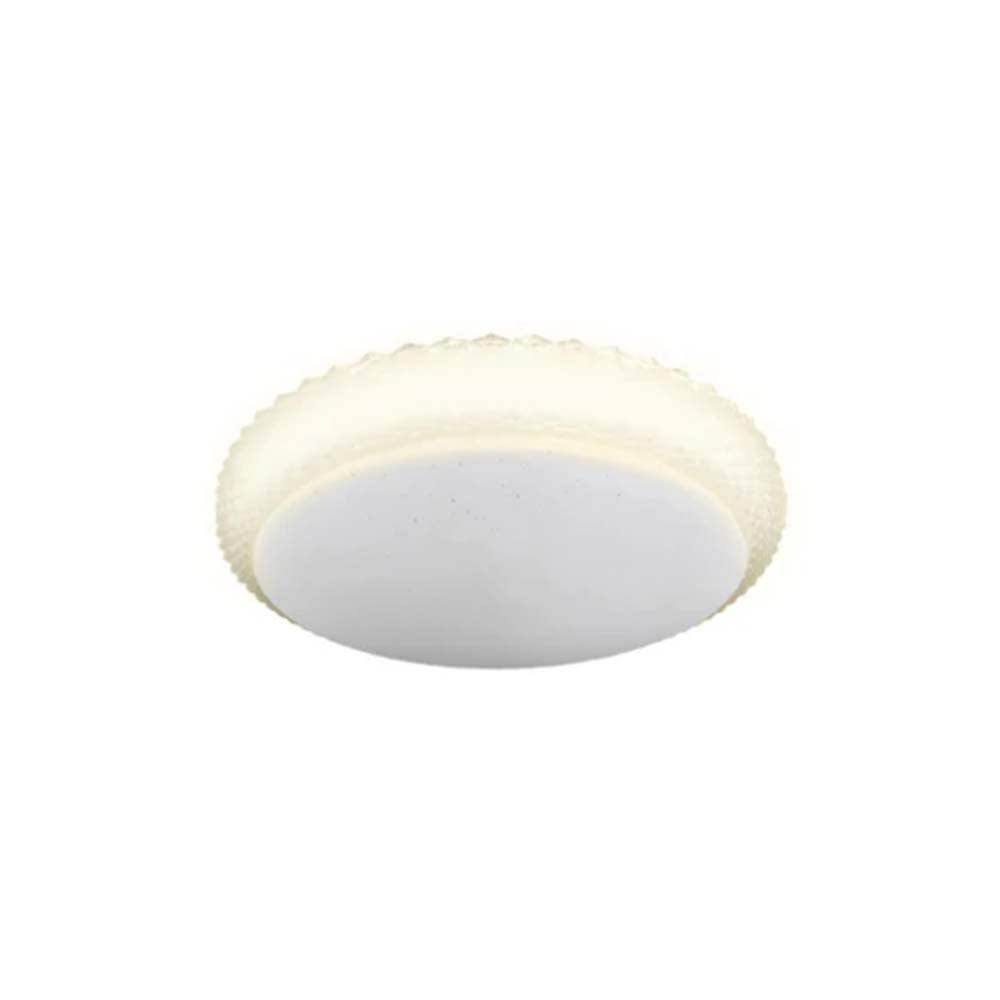 LUMINARIO SOBREPONER TECHO INT. LED 24W/100-240V. B.C. 3000K PLAST. BCO. SADACHBIA ***TECNOLITE HAE***