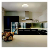 LUMINARIO SOBREPONER TECHO INT. LED 24W/100-240V. B.C. 3000K PLAST. BCO. SADACHBIA ***TECNOLITE HAE***