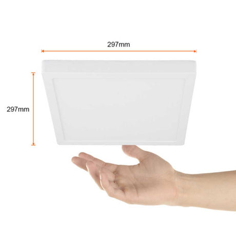 LÁMPARA DE INTERIOR LED ALGEDI IV TECNOLITE PARA SOBREPONER 24W LUZ SUAVE CÁLIDA