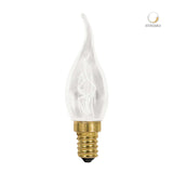 FOCO INCANDESCENTE TECNOLITE TIPO VELA ATENUABLE 25W LUZ SUAVE CÁLIDA BASE E12 ***TECNOLITE HAE***