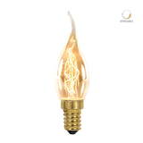 FOCO INCANDESCENTE TECNOLITE TIPO VELA ATENUABLE 25W LUZ SUAVE CÁLIDA BASE E12 ***TECNOLITE HAE***