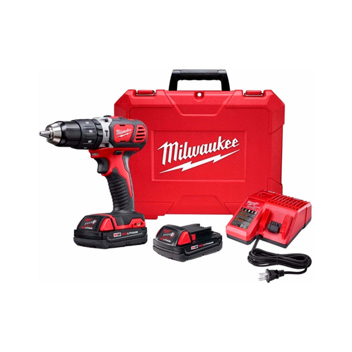 KIT TALADRO PERCUTOR/DESTORNILLADOR (ROTOMARTILLO) 1/2" M18 MILWAUKEE