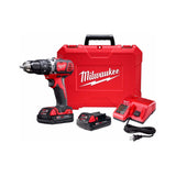 KIT TALADRO PERCUTOR/DESTORNILLADOR (ROTOMARTILLO) 1/2" M18 MILWAUKEE