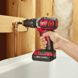 KIT TALADRO PERCUTOR/DESTORNILLADOR (ROTOMARTILLO) 1/2" M18 MILWAUKEE *** OFRECER P222-2607 ***