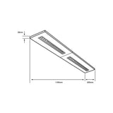 LÁMPARA EMPOTRABLE LED TECNOLITE DANIOS II ATENUABLE 28W LUZ BLANCA NEUTRA ***TECNOLITE HAE***