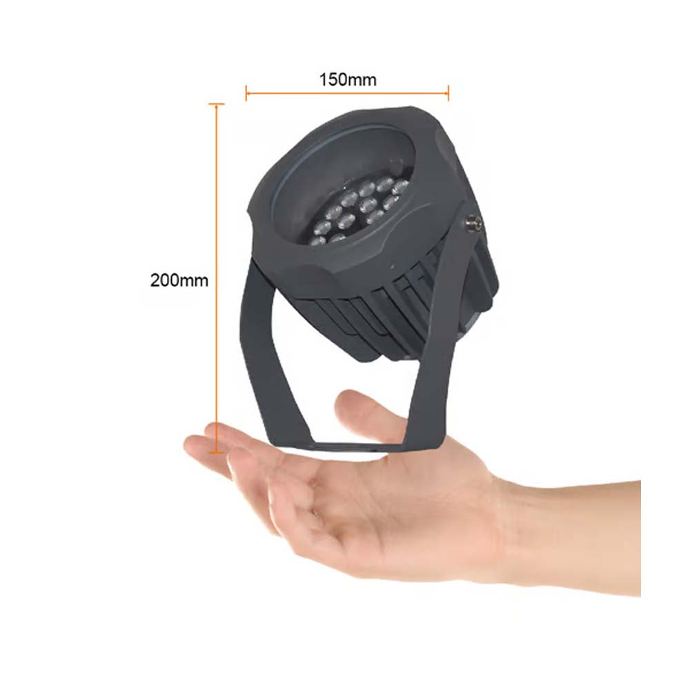REFLECTOR LED EXTERIOR 28 W LUZ DE LUNA COLOR AZUL IP66 IK08 NO ATENUABLE LED INTEGRADO