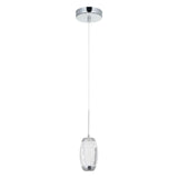 LUMINARIA LED COLGANTE METAL CROMADO 1X5W. MAYA
