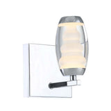 LUMINARIA LED DE PARED METAL CROMADO 1X5W. MAYA