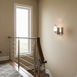 LUMINARIA LED DE PARED METAL CROMADO 1X5W. MAYA