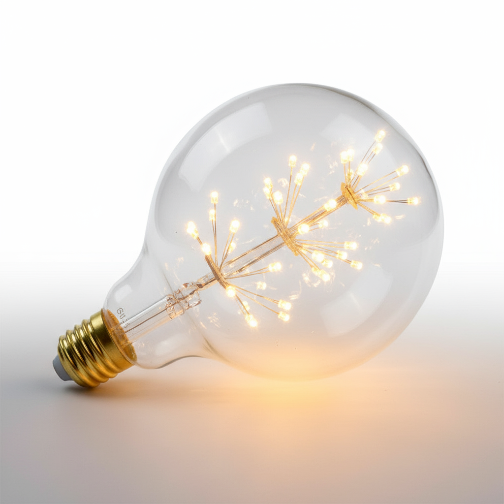 FOCO LED VINTAGE T/ESTRELLA 3 W G95 *** EXHIBIDO ***