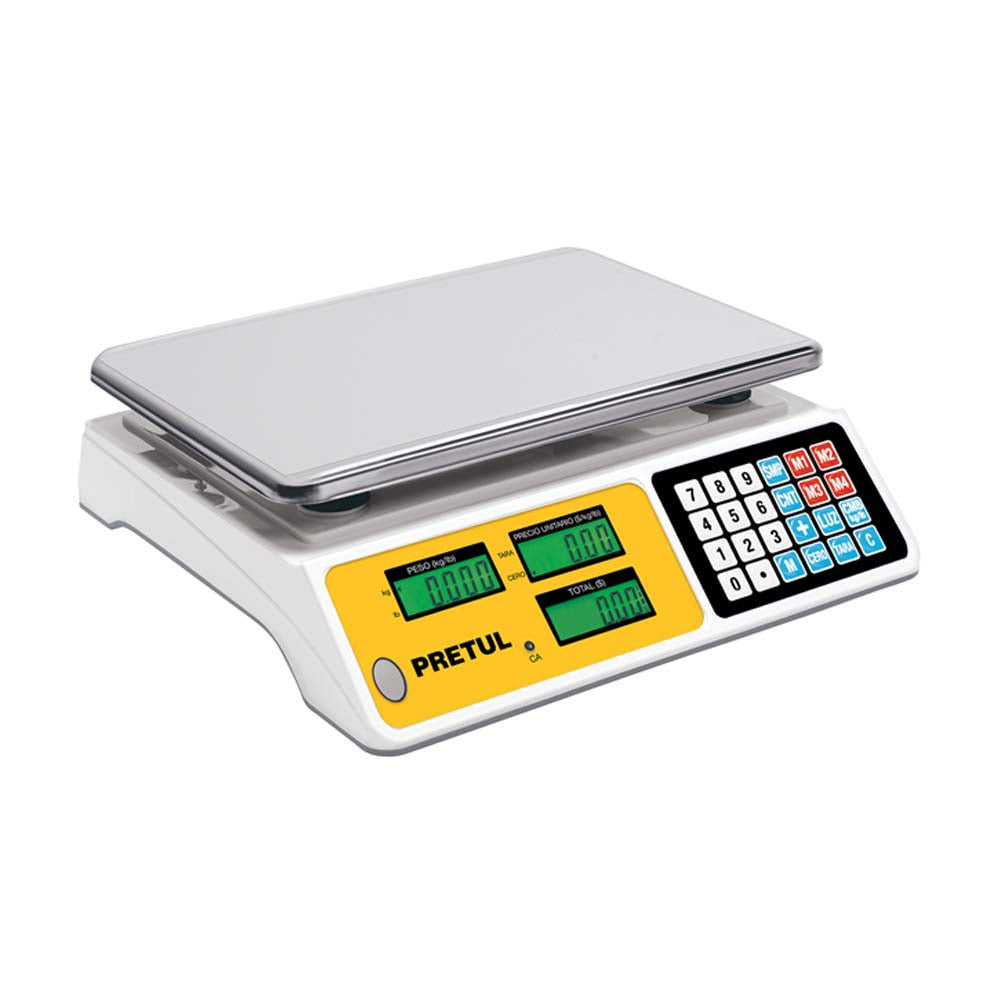 BASCULA ELECTRONICA MULTIFUNCIONES 40KG BASE-40P