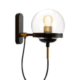 LUM PARED 1 LUZ 60W INCANDECENTE E26 NEGRO *** HA. LUMI ***