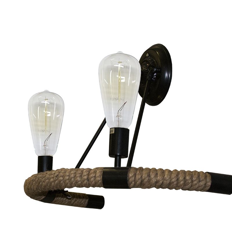 LUMINARIO PARED 2 LUCES E26 MEDIO CIRCULO CLASS *** H.A.E. 2021 ***