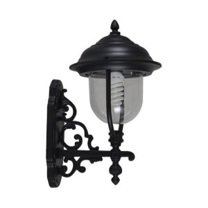 ARBOTANTE EXTERIOR ALUM. NEGRO 1007B5 29X42CMS. E26 C/FOCO *** HASTA AGOTAR 2022 ***