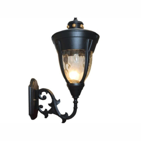 FAROL DE ALUMINIO COLOR NEGRO P/ EXTERIOR 1X26W INCLUYE FOCO MCA CLASS *** HA. LUMI ***