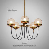 LUMINARIO COLGANTE DE 4 ESFERAS  4XE26 LATON-VIDRIO COLOR DORADO *** HAE *** *** INCLUYE FOCO ***