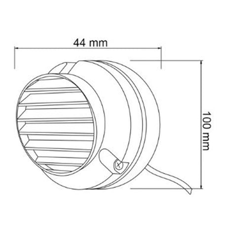 EXT LUZ DE CORTESIA LED 2W12V3000KG4 CASTELO I