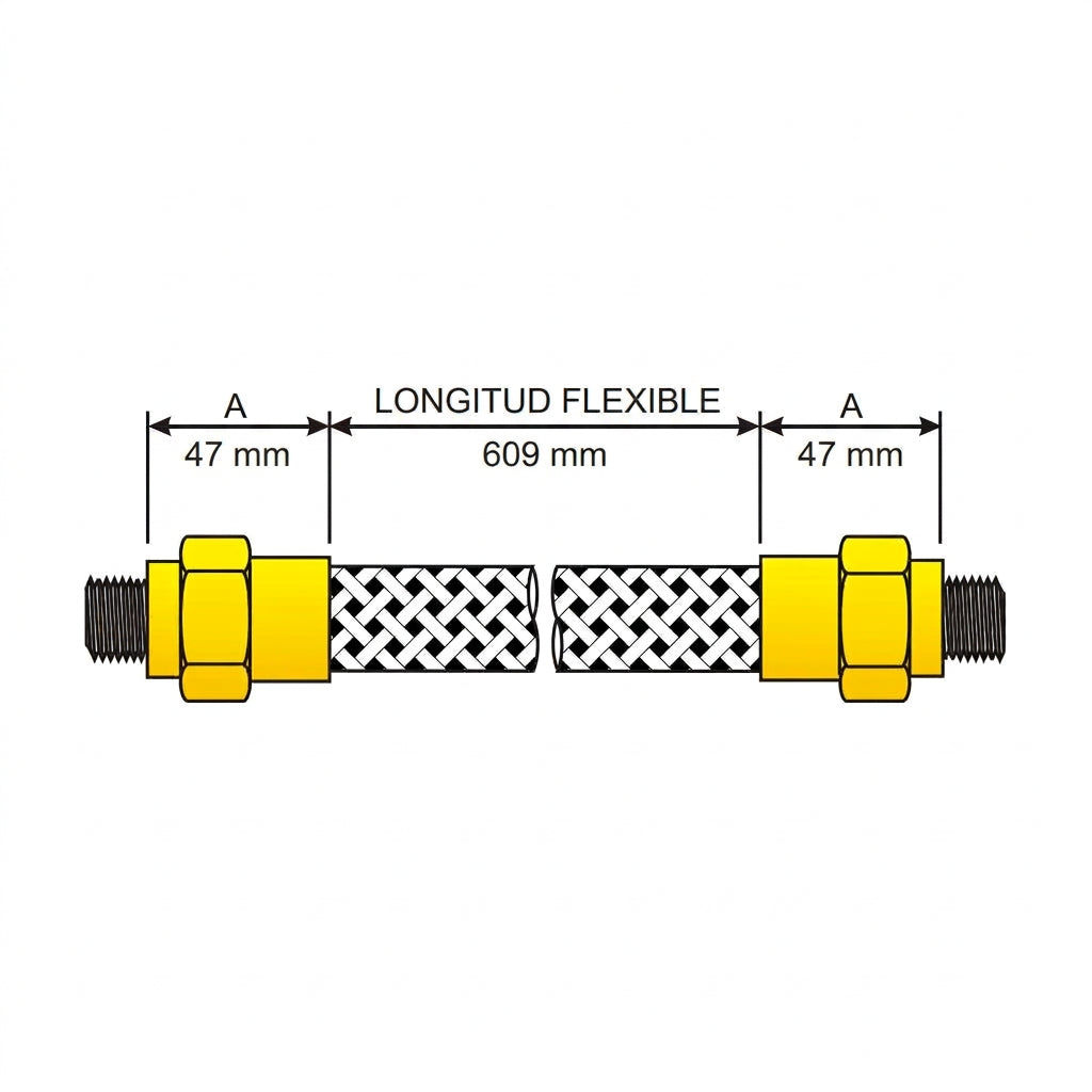 COPLE FLEXIBLE 3/4"X24" 2NCFL01924