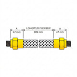 COPLE FLEXIBLE 3/4"X24" 2NCFL01924