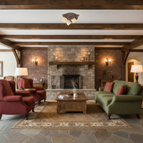 PLAFON CUADRADO BLANCON CON NARANJA E26X2 CLASS *** HA. LUMI ***