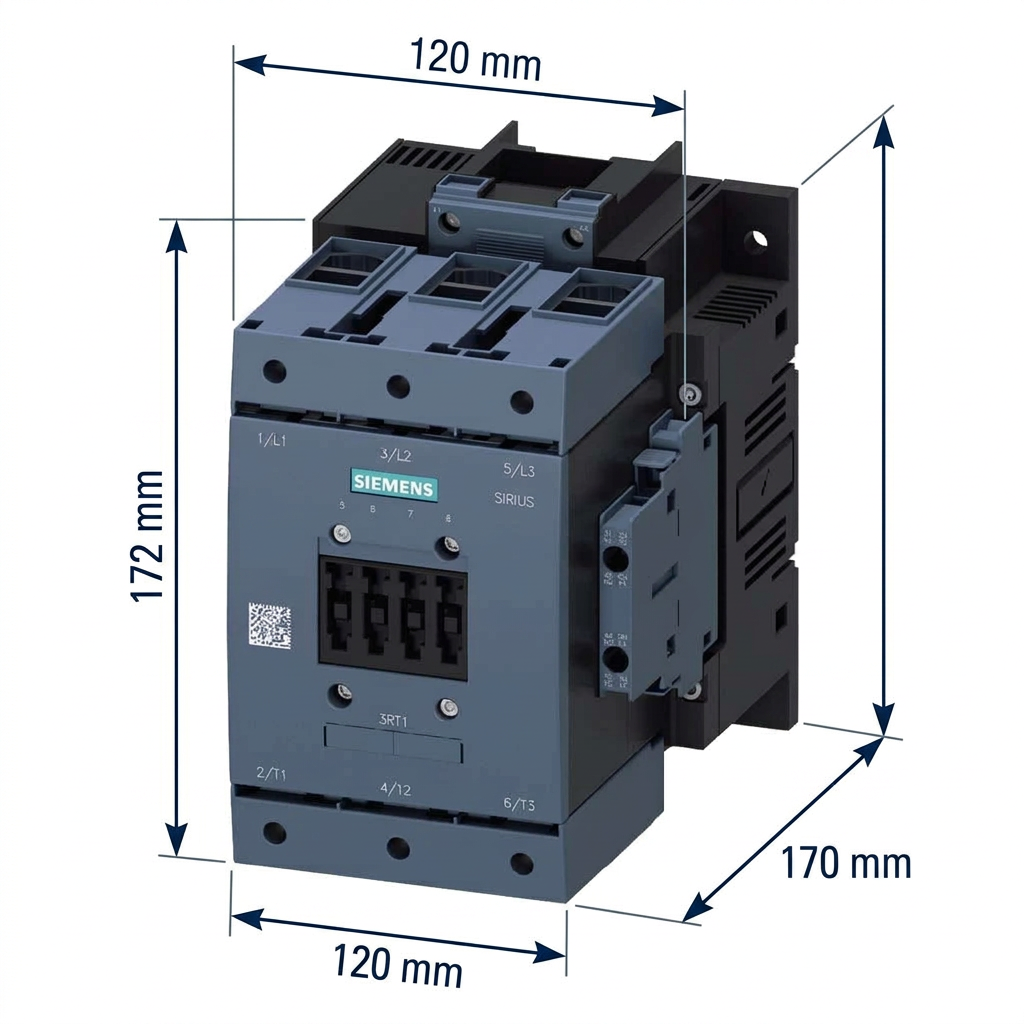 Contactor Siemens SIRIUS S6 3RT1054-1AR36, 3 polos, 115 A, bobina 440 ...