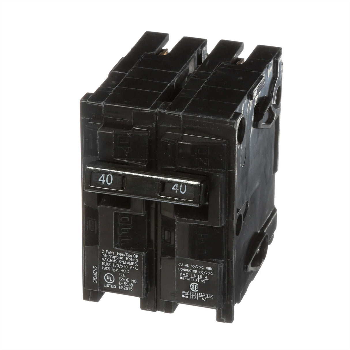 INT. AUTOMATICO QP 2X40A. Q240 SIEMENS