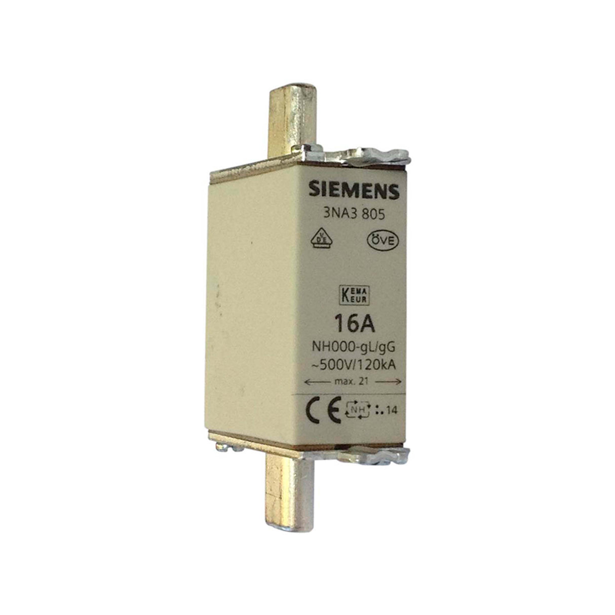 FUSIBLE NH TAM.00 16A 3NA3805 SIEMENS