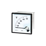 VOLTIMETRO 96X96MM. 0-600V.