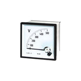 VOLTIMETRO 96X96MM. 0-600V.