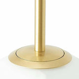 LUMINARIA COLGANTE ORO/CRISTAL OPALINO 1X60W. FIONA *** EXHIBIDO ***