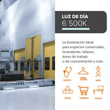 FOCO DE ALTA POTENCIA LHB LED T80 30 W LUZ DE DIA BASE E27 NO ATENUABLE