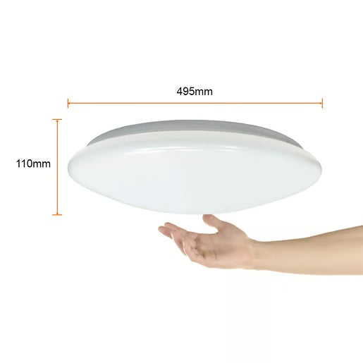 LAMPARA PLAFON LED INTELIGENTE WIFI 30W LUZ RGB + BLANCA ATENUABLE COMPATIBLE C/APP MOVIL Y ASISTENTES DE VOZ