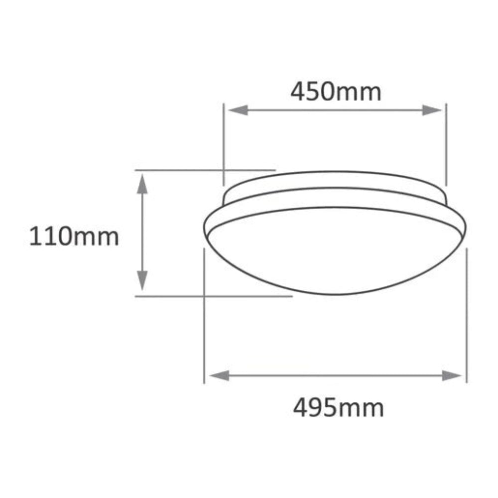 LAMPARA PLAFON LED INTELIGENTE WIFI 30W LUZ RGB + BLANCA ATENUABLE COMPATIBLE C/APP MOVIL Y ASISTENTES DE VOZ