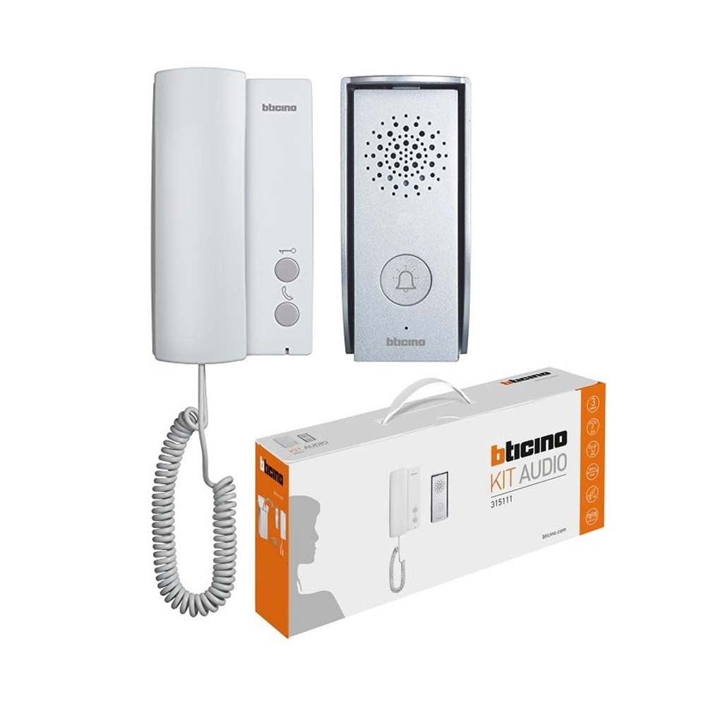KIT DE INTERFON CON SISTEMA DE AUDIO 3 HILOS BTICINO