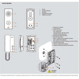 KIT DE INTERFON CON SISTEMA DE AUDIO 3 HILOS BTICINO